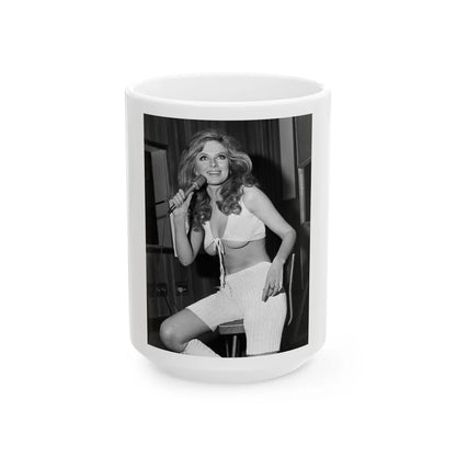 Julie Ege #221 (Vintage Female Icon) White Coffee Mug-15oz-Go Mug Yourself