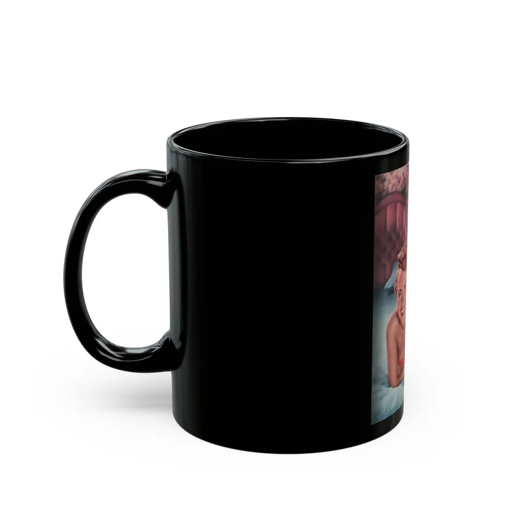 Terry Moore #749 - Photoplay Pin-Ups Magazine Issue #05 (Vintage Female Icon) Black Coffee Mug-Go Mug Yourself