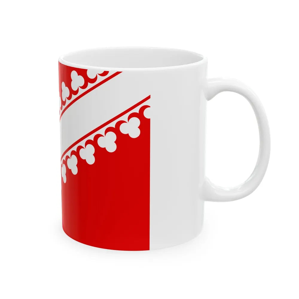 Flag of Bas Rhin France 2 - White Coffee Mug-Go Mug Yourself