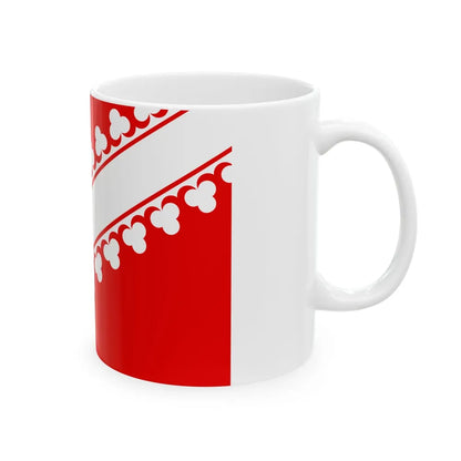 Flag of Bas Rhin France 2 - White Coffee Mug-Go Mug Yourself