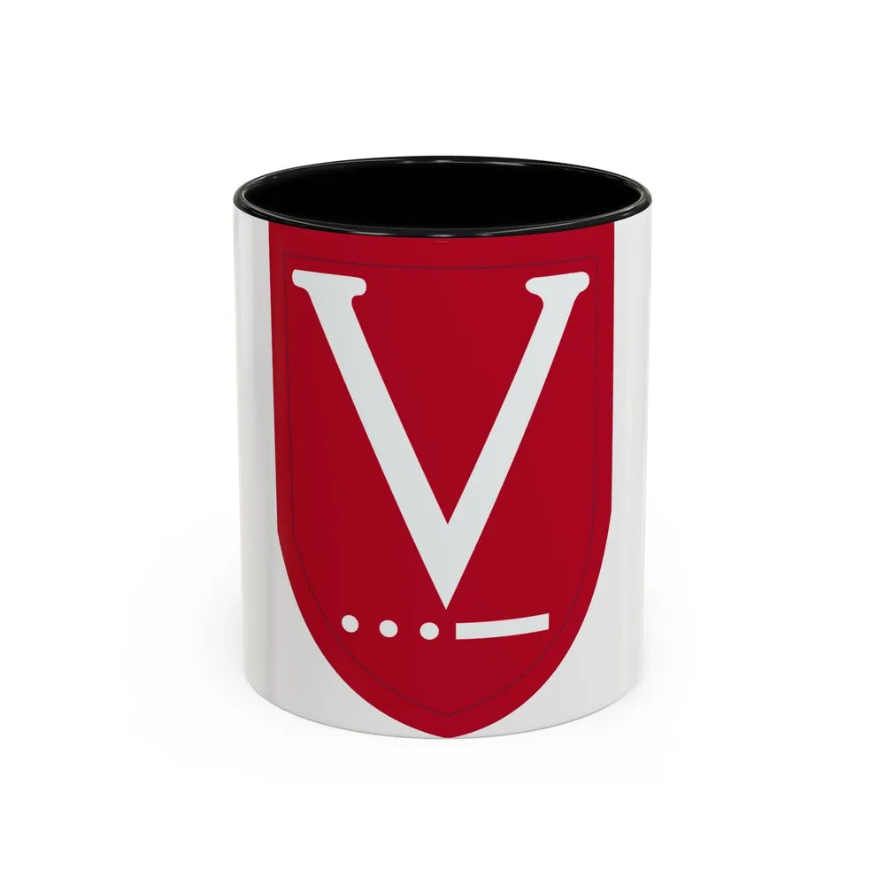 Victory Task Force (U.S. Army) Accent Coffee Mug-11oz-Black-Go Mug Yourself