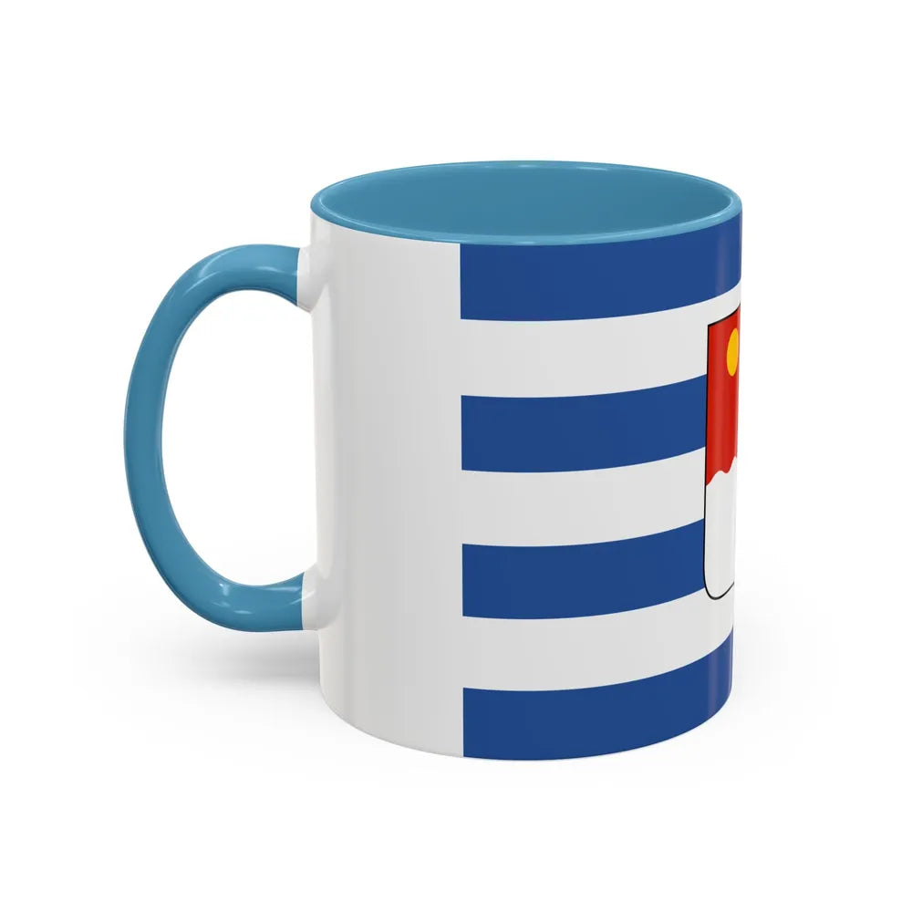 Flag of Batumi Georgia - Accent Coffee Mug-Go Mug Yourself