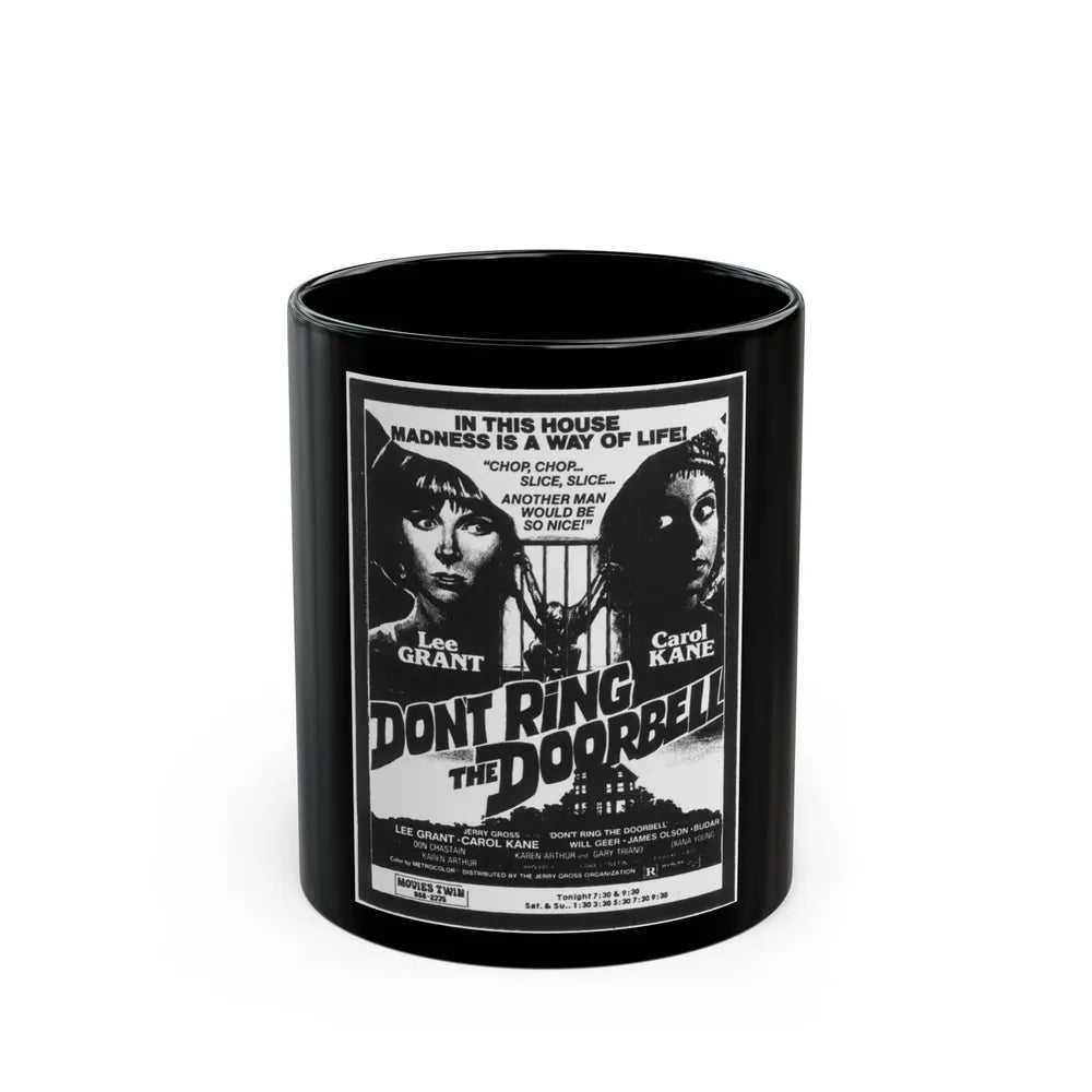 DON'T RING THE DOORBELL (THE MAFU CAGE) 1978 Movie Poster - Black Coffee Mug-11oz-Go Mug Yourself