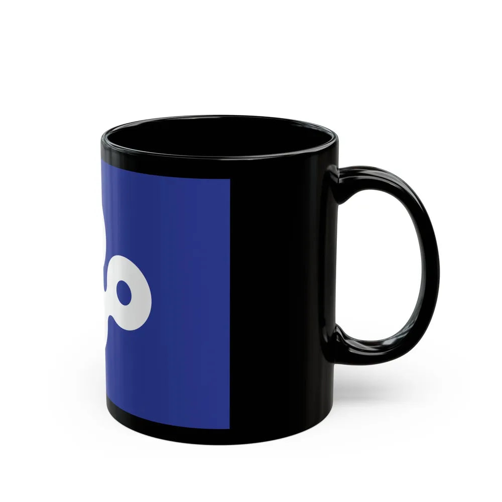 Flag of Osaka Prefecture Japan - Black Coffee Mug-Go Mug Yourself