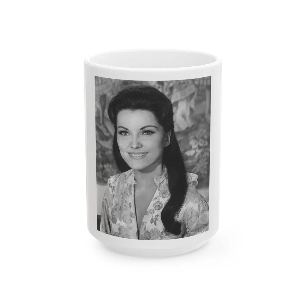 Debra Paget #586 (Vintage Female Icon) White Coffee Mug-15oz-Go Mug Yourself