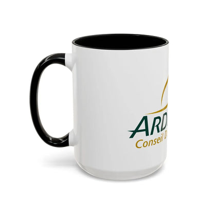 Flag of Ardennes France - Accent Coffee Mug-Go Mug Yourself