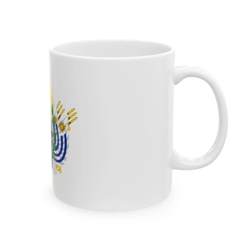 Coat of arms of Uruguay (1829-1908) - White Coffee Mug-Go Mug Yourself