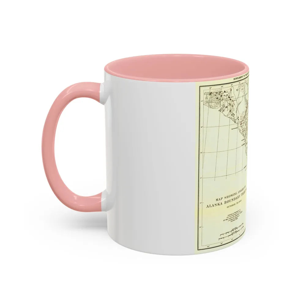 USA - Alaska (1903) (Map) Accent Coffee Mug-Go Mug Yourself