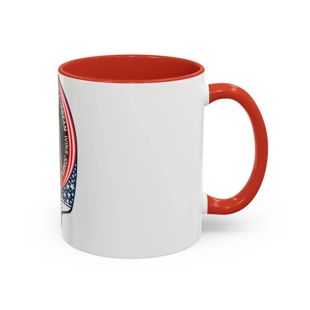 STS 98 (NASA) Accent Coffee Mug-Go Mug Yourself