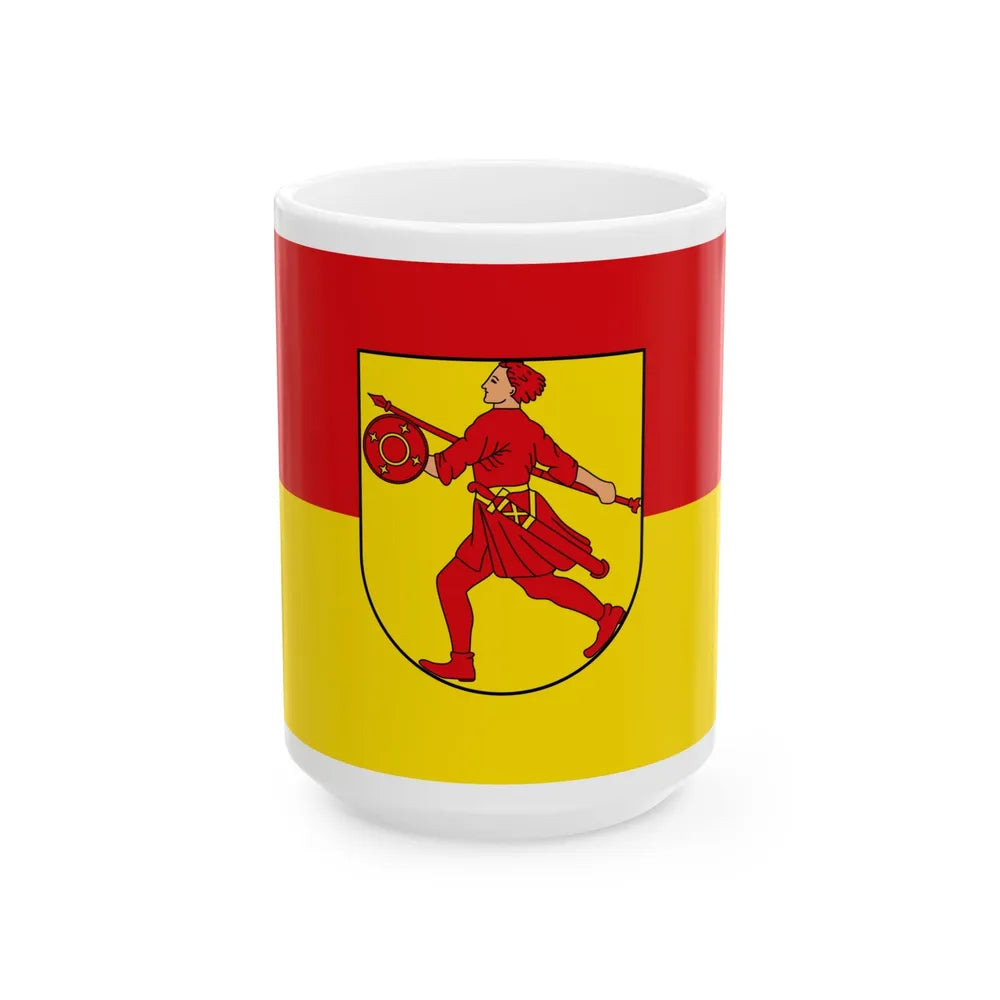 Flag of Wilhelmshaven Germany - White Coffee Mug-15oz-Go Mug Yourself