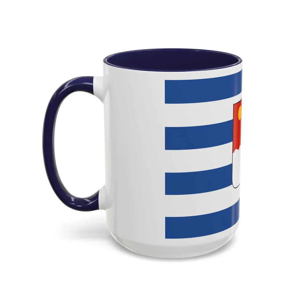 Flag of Batumi Georgia - Accent Coffee Mug-Go Mug Yourself