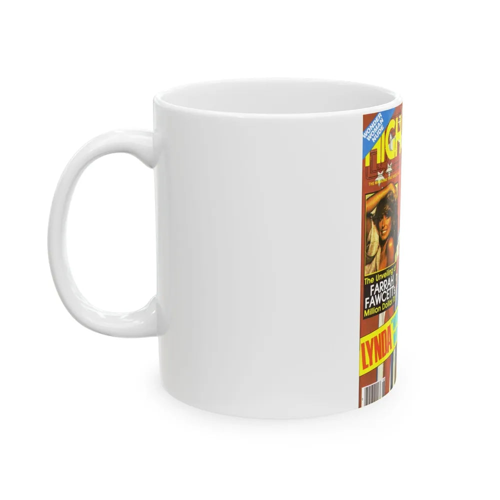 Lynda Carter #189 - Mag. Cover (Vintage Female Icon) White Coffee Mug-Go Mug Yourself