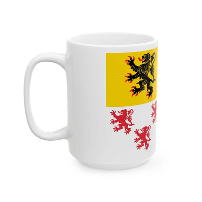 Flag of Hauts de France France 2 - White Coffee Mug-Go Mug Yourself