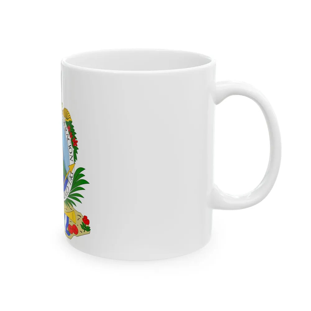 Coat of arms of Guatemala (1825-1843) - White Coffee Mug-Go Mug Yourself