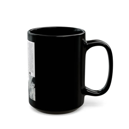 Gila Golan #184 (Vintage Female Icon) Black Coffee Mug-Go Mug Yourself