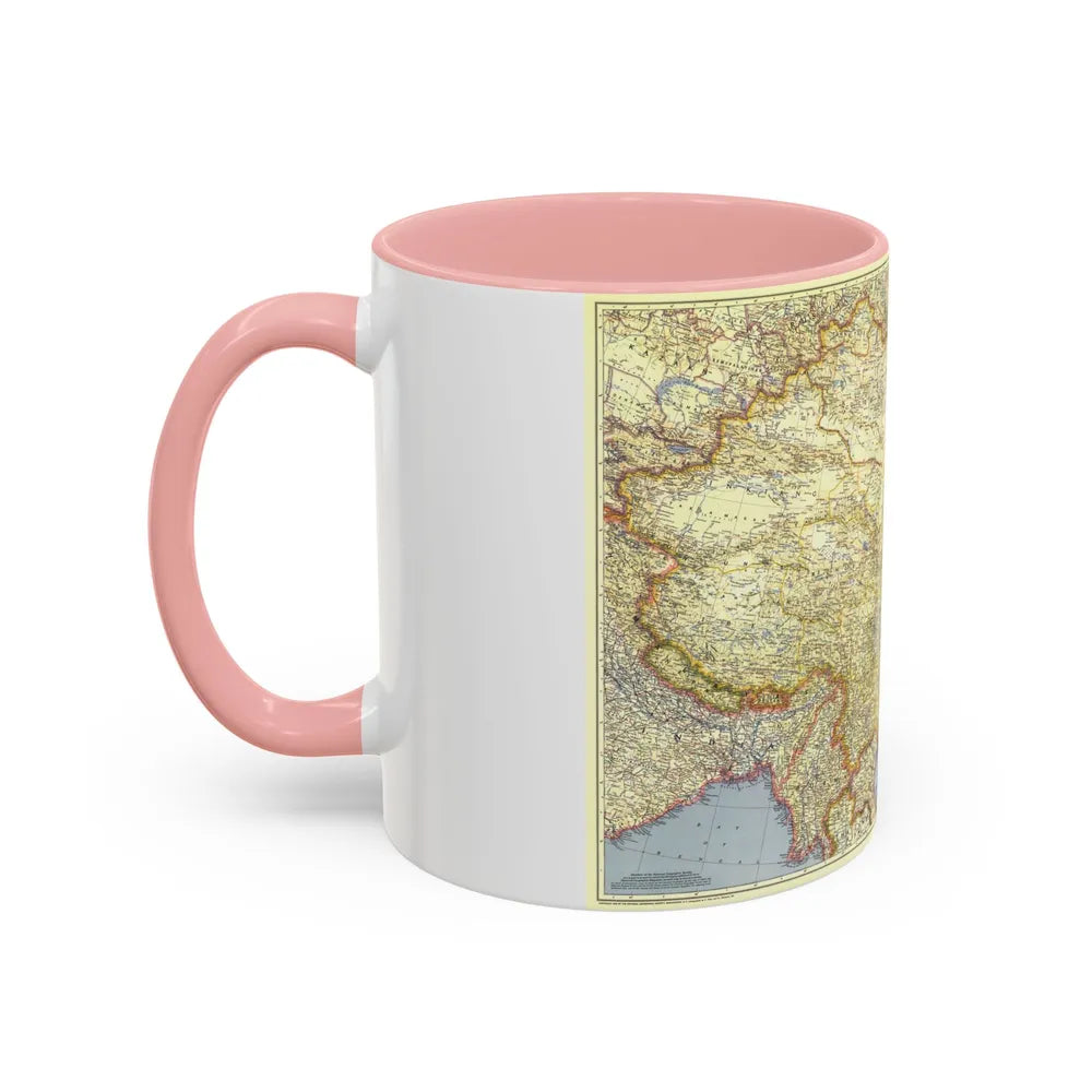 China (1945) (Map) Accent Coffee Mug-Go Mug Yourself