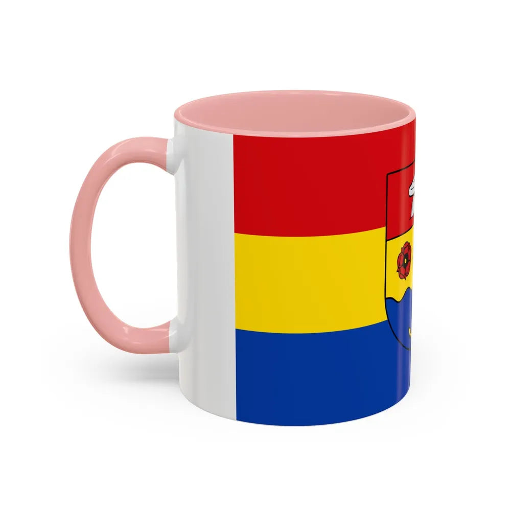 Flag of Emsland Germany - Accent Coffee Mug-Go Mug Yourself