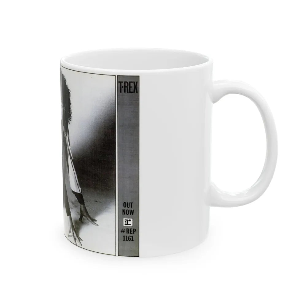 T.Rex 1973 (Music Poster) White Coffee Mug-Go Mug Yourself