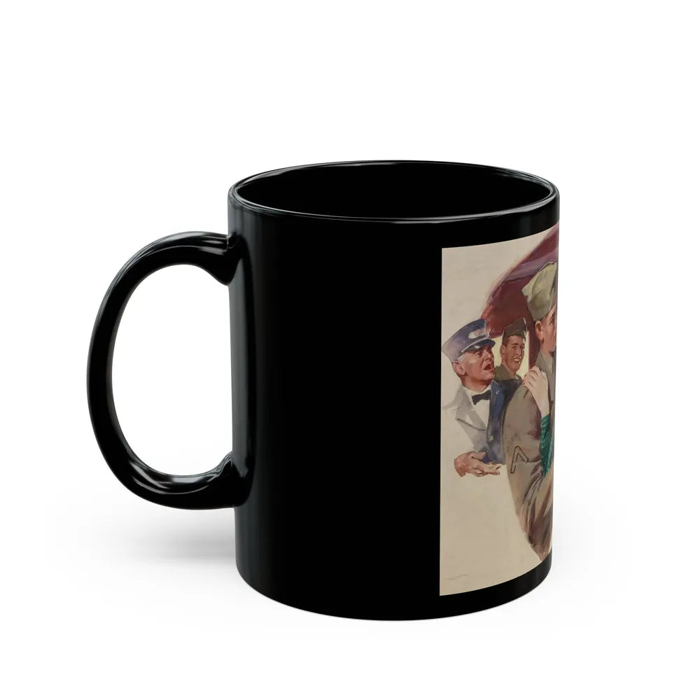 Embrace - Black Coffee Mug-Go Mug Yourself