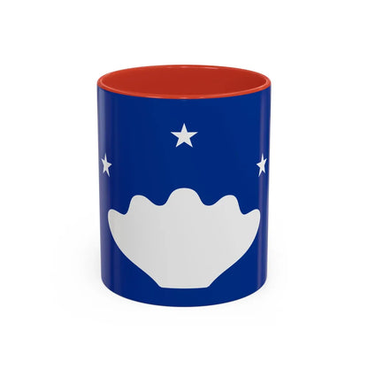 Flag of Hatohobei Palau - Accent Coffee Mug-11oz-Red-Go Mug Yourself