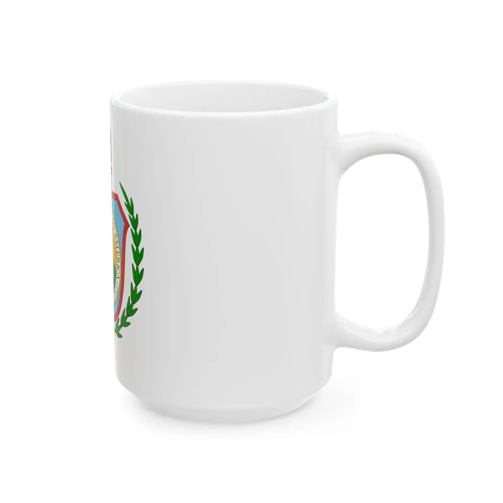 Coat of arms of Guatemala (1843-1851) - White Coffee Mug-Go Mug Yourself