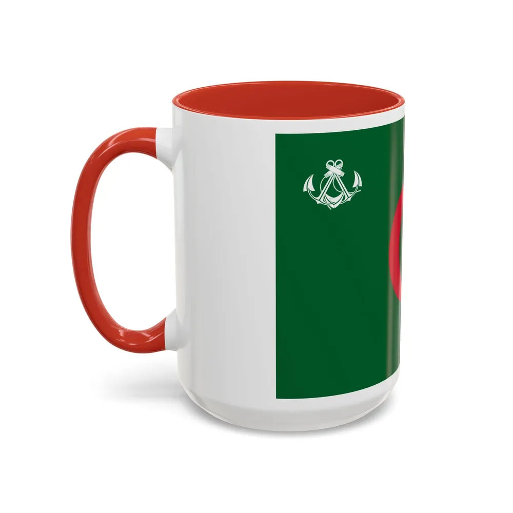 Naval Ensign of Algeria - Accent Coffee Mug-Go Mug Yourself