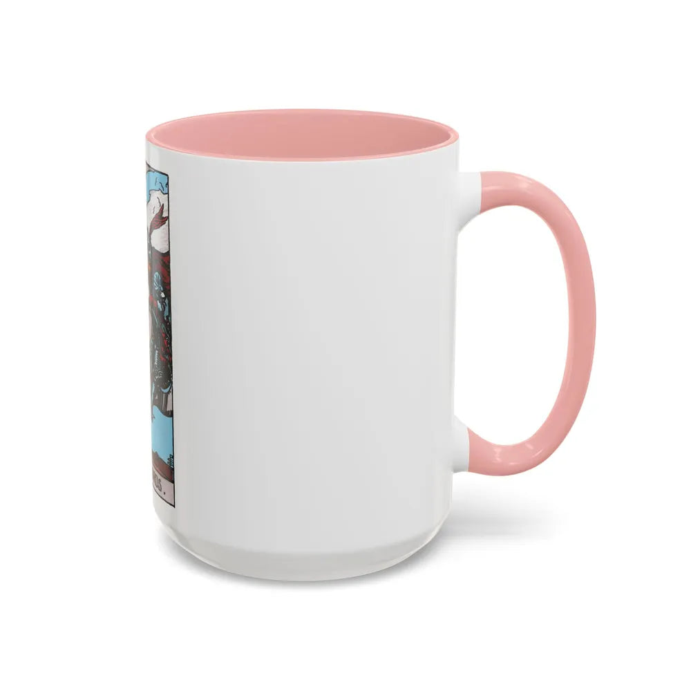 The Knight of Swords (Tarot Card) Accent Coffee Mug-Go Mug Yourself