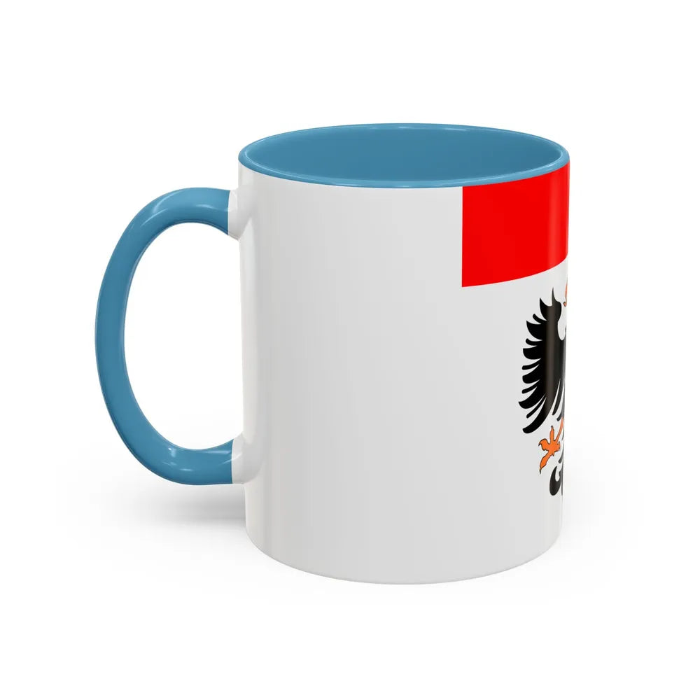 Flag of Aarau Switzerland - Accent Coffee Mug-Go Mug Yourself