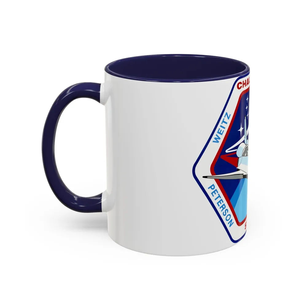 STS 6 (NASA) Accent Coffee Mug-Go Mug Yourself