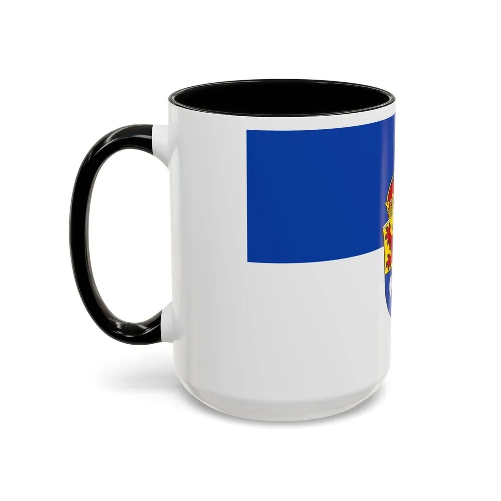 Flag of Darmstadt Germany - Accent Coffee Mug-Go Mug Yourself