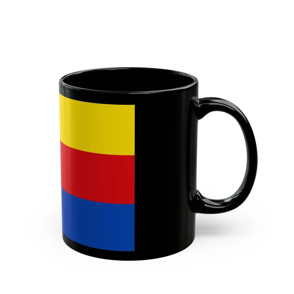 Flag of North Holland Netherlands - Black Coffee Mug-Go Mug Yourself