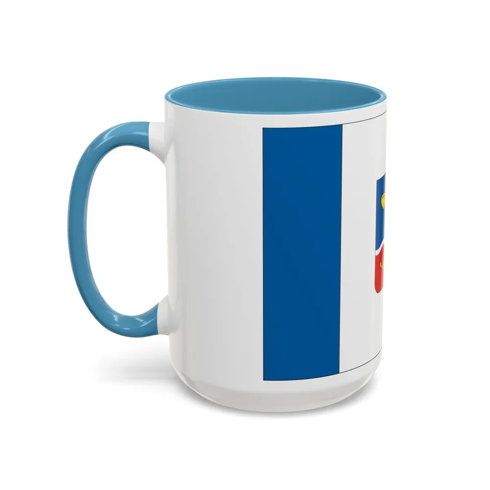 Flag of Simferopol Ukraine - Accent Coffee Mug-Go Mug Yourself