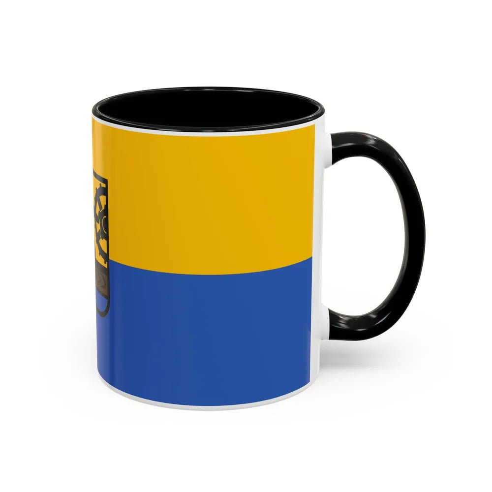 Flag of Katowice Poland - Accent Coffee Mug-Go Mug Yourself