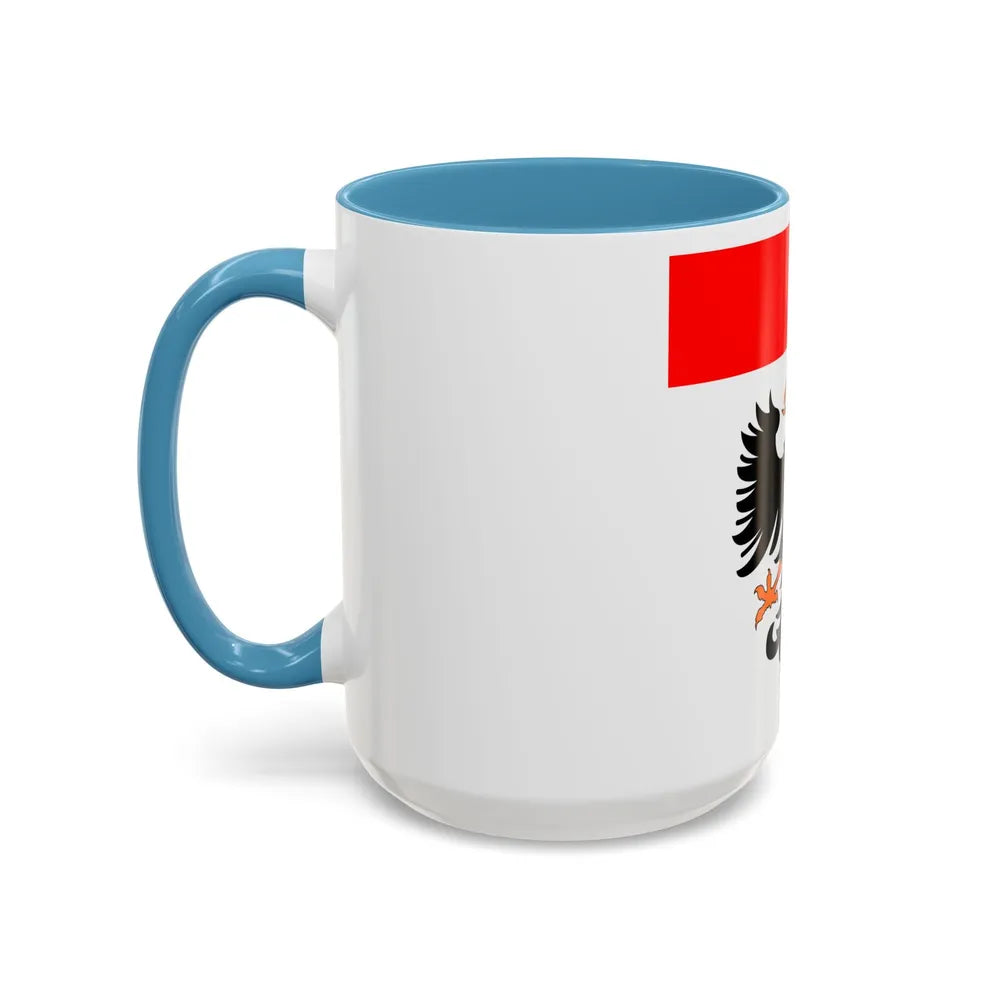 Flag of Aarau Switzerland - Accent Coffee Mug-Go Mug Yourself