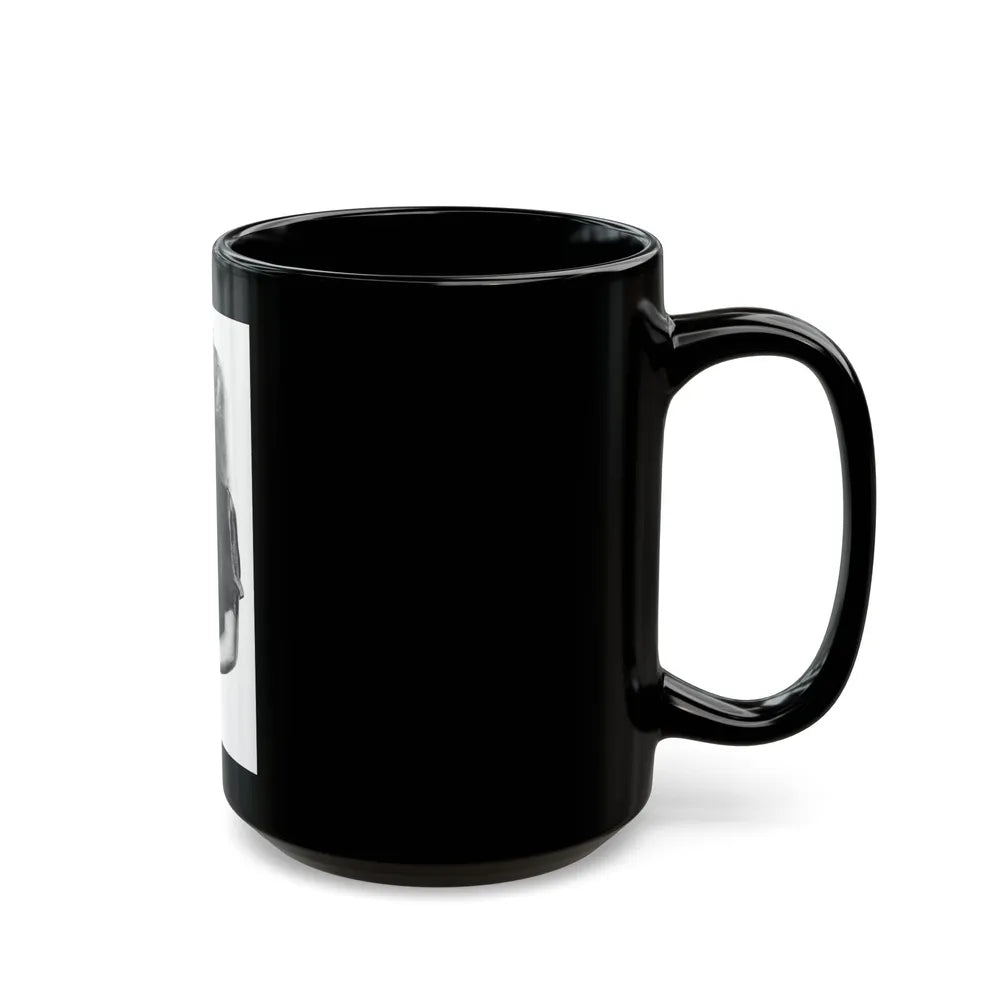 French Model by Sylvia Thompson, Britannia And Eve magazine, 1939 (2) - Black Coffee Mug-Go Mug Yourself