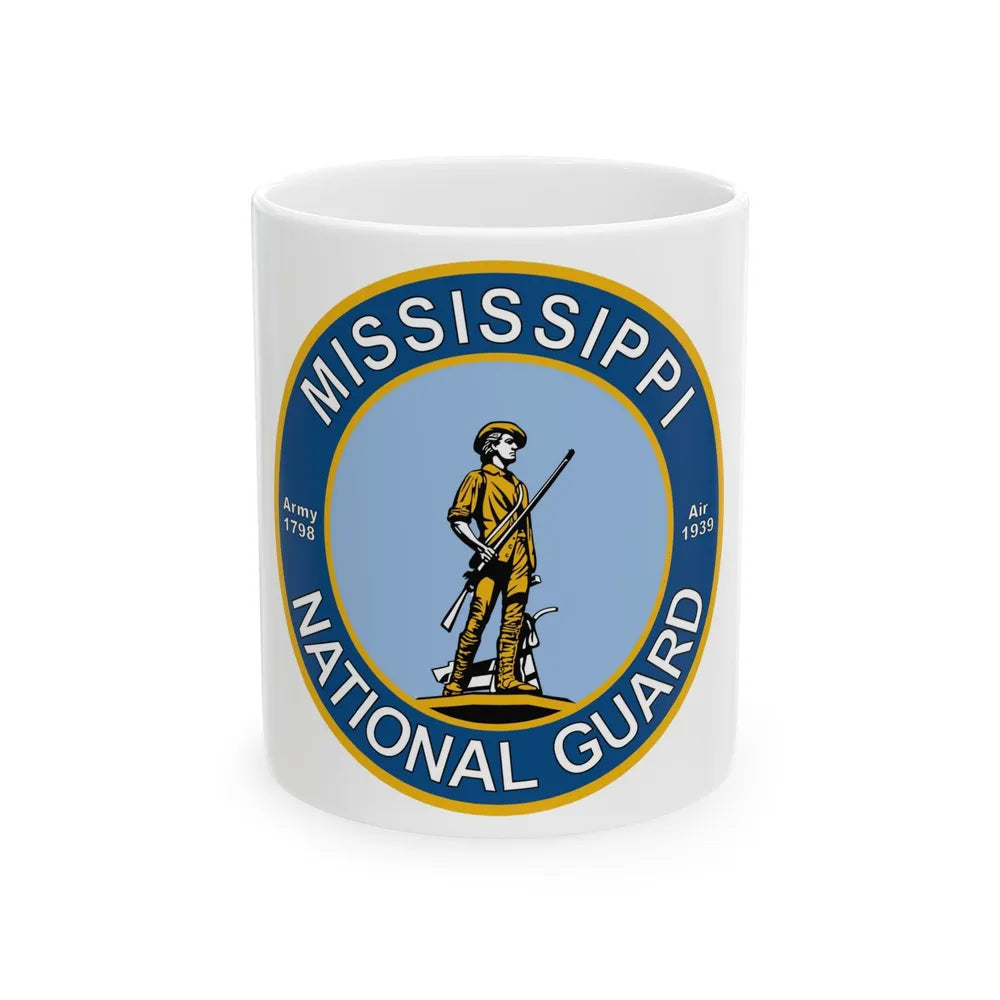 Mississippi National Guard - White Coffee Mug-11oz-Go Mug Yourself