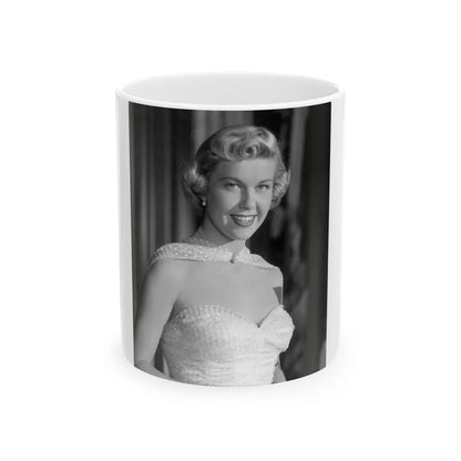 Doris Day #122 (Vintage Female Icon) White Coffee Mug-11oz-Go Mug Yourself