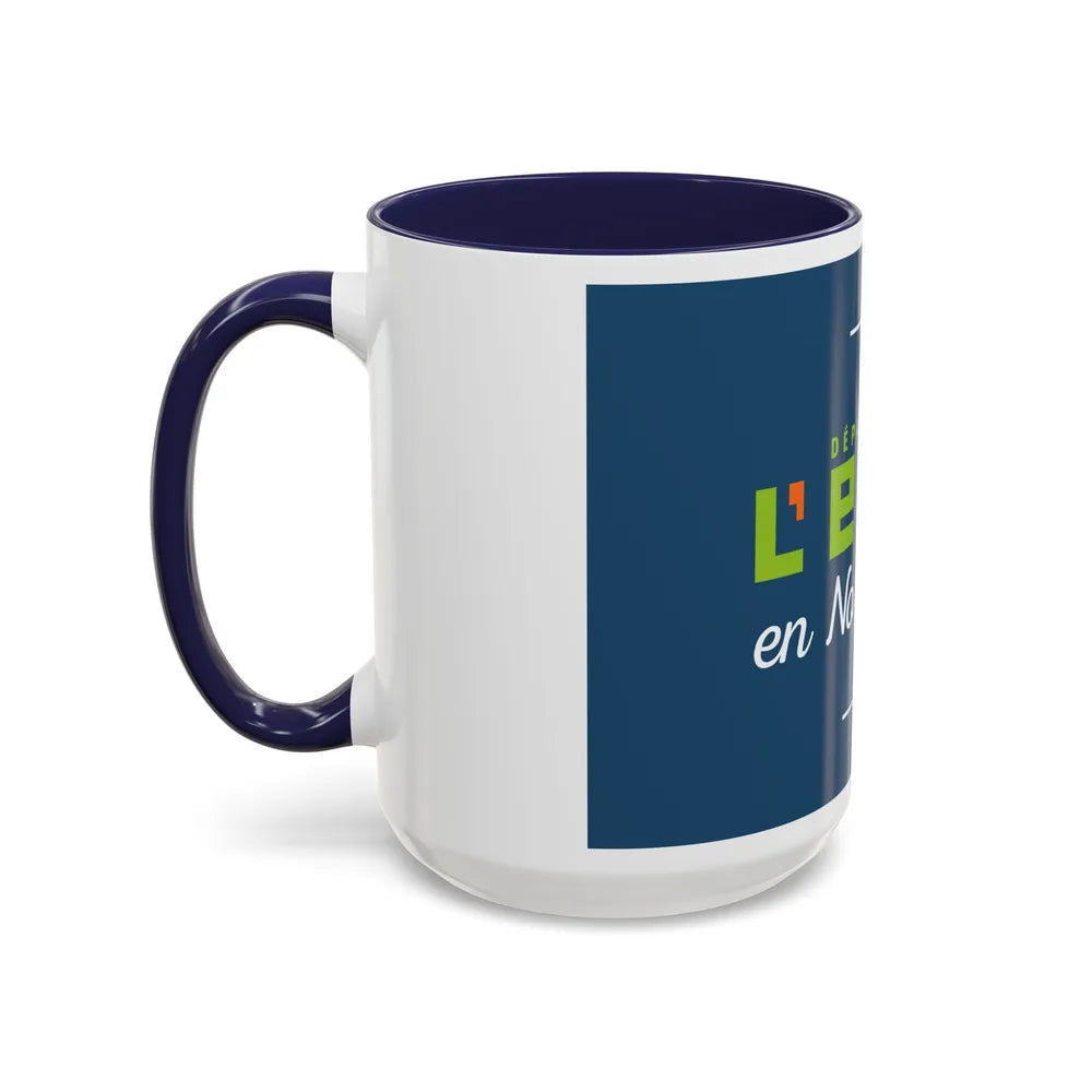 Flag of Eure France - Accent Coffee Mug-Go Mug Yourself