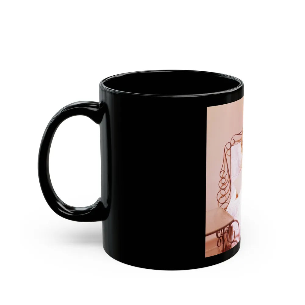 Eve Meyer #38 (Vintage Female Icon) Black Coffee Mug-Go Mug Yourself