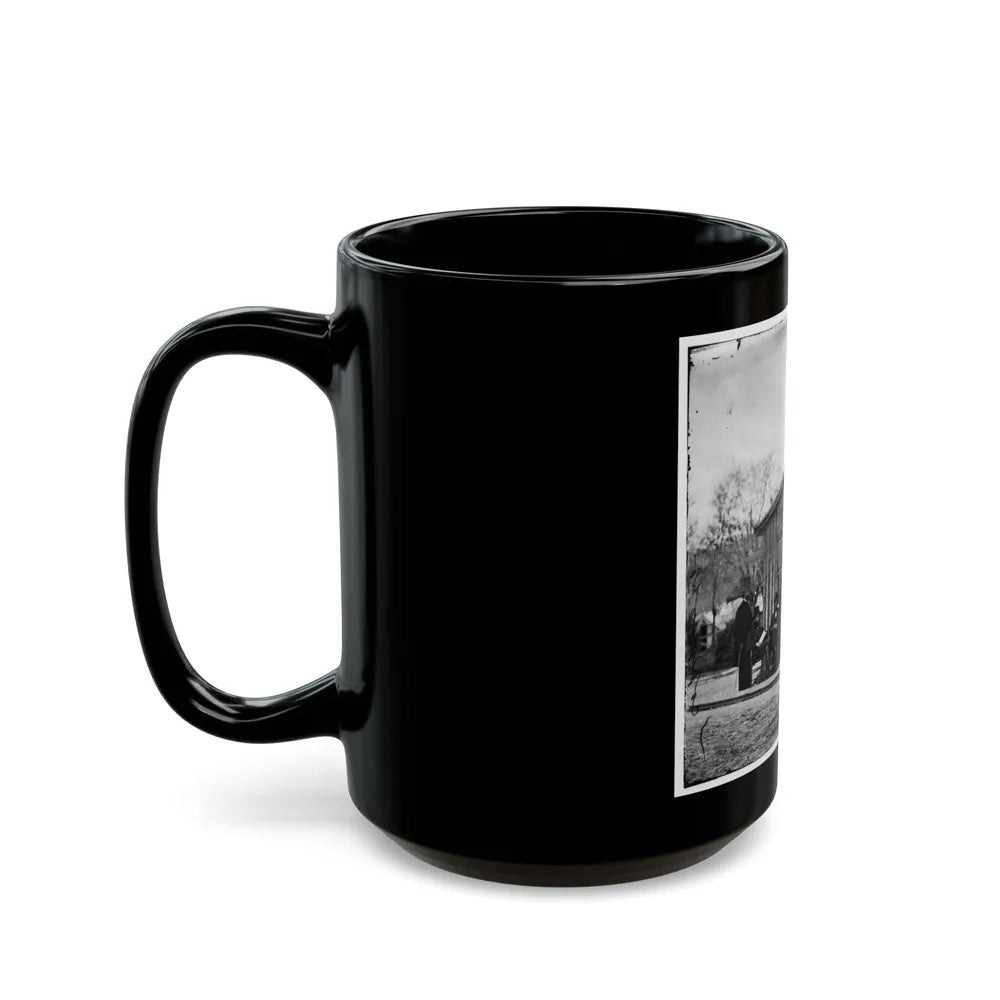 City Point, Va. Members Of Gen. Ulysses S. Grant's Staff (U.S. Civil War) Black Coffee Mug-Go Mug Yourself