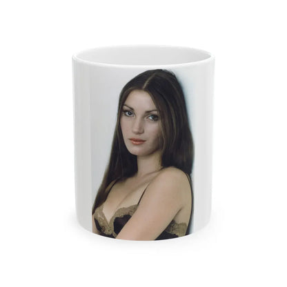 Jane Seymour #84 (Vintage Female Icon) White Coffee Mug-11oz-Go Mug Yourself