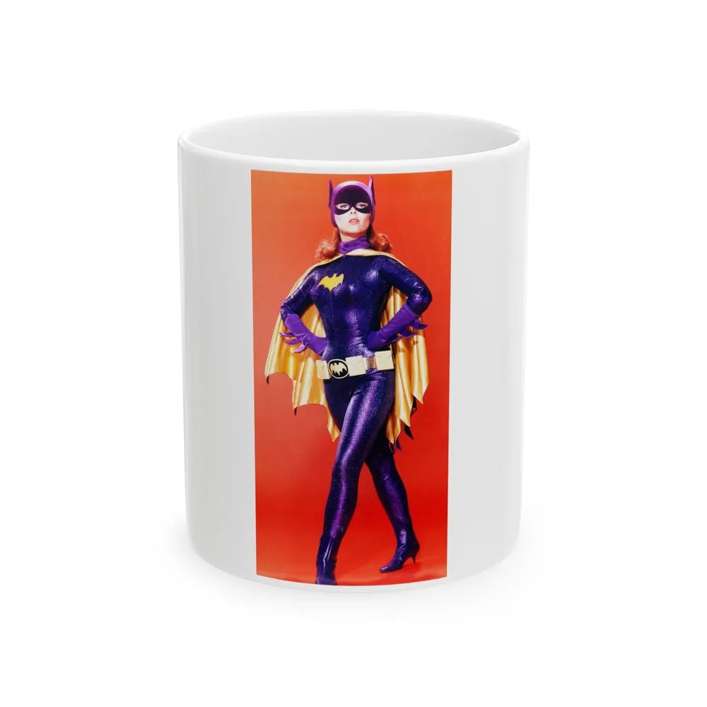 Yvonne Craig #45 - Batgirl Photo (Vintage Female Icon) White Coffee Mug-11oz-Go Mug Yourself