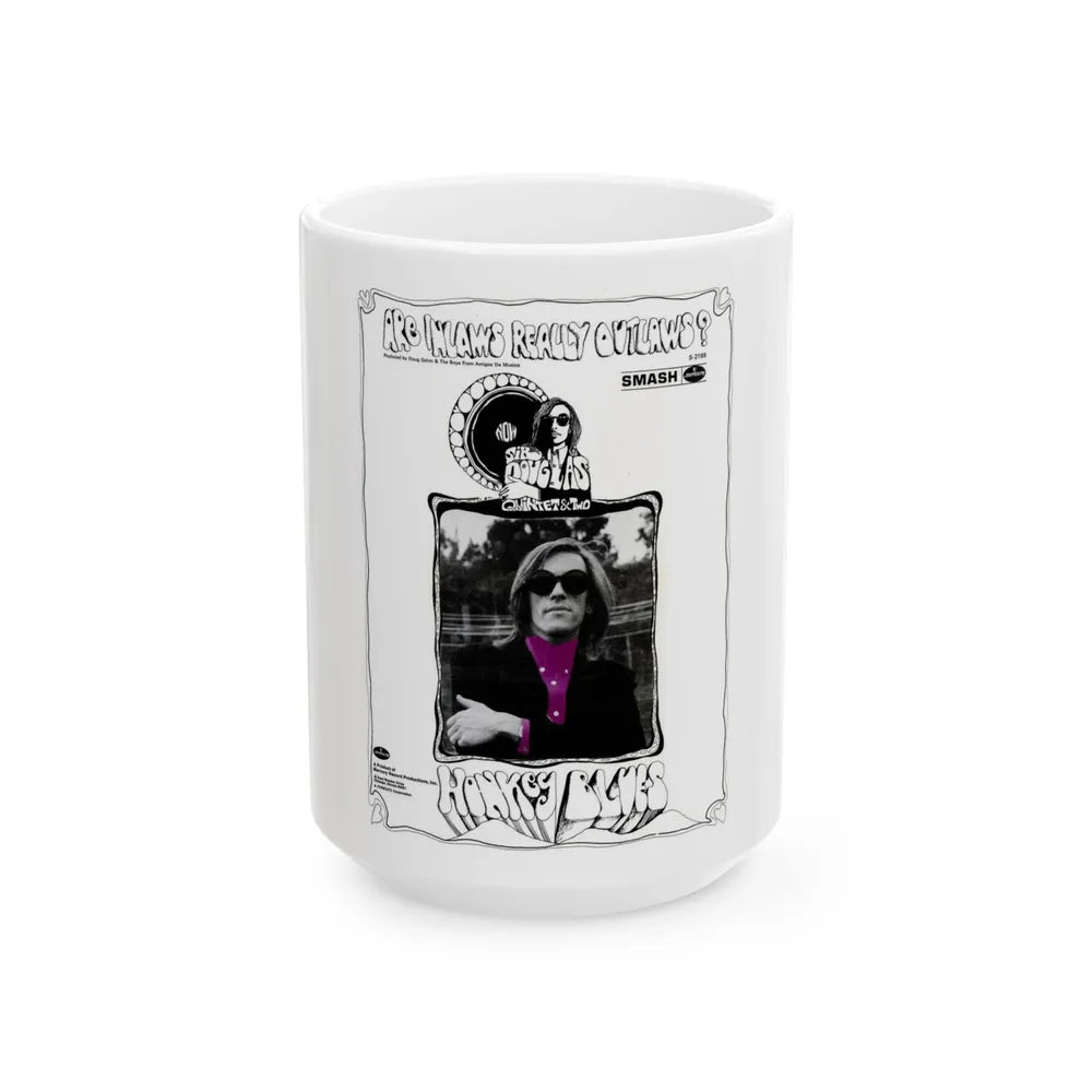 Sir Douglas Quintet 1968 (Music Poster) White Coffee Mug-15oz-Go Mug Yourself