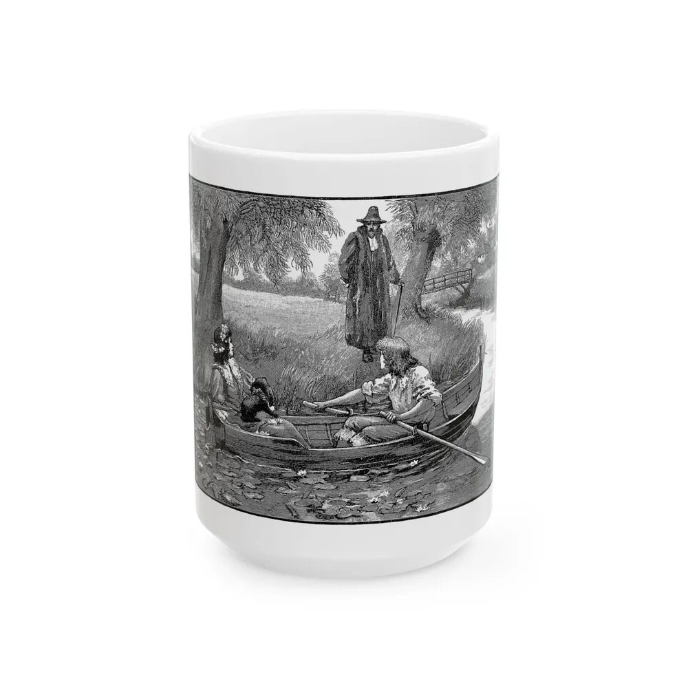 George Freeborn From The Boy's Own Paper, 18th October, 1890 - White Coffee Mug-15oz-Go Mug Yourself