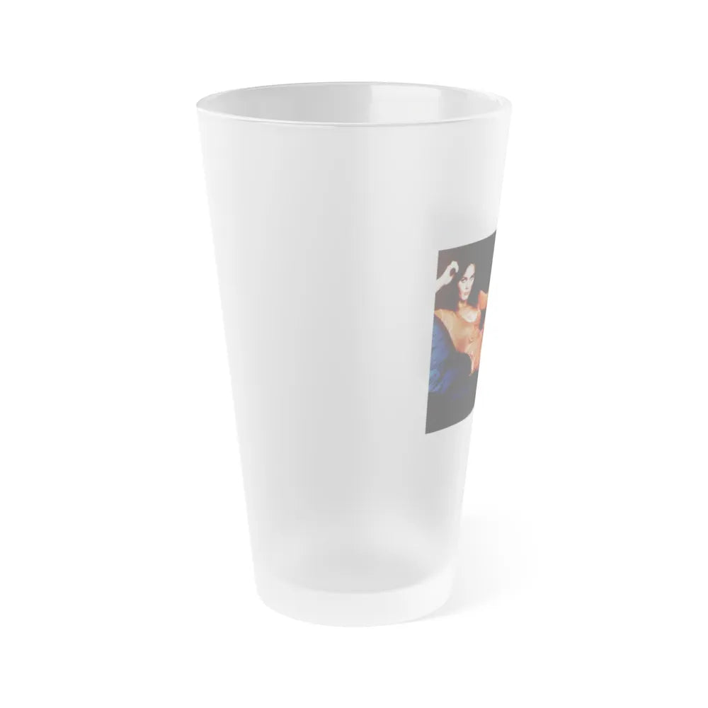 Lynda Carter #250 (Vintage Female Icon) Frosted Pint 16oz-Go Mug Yourself