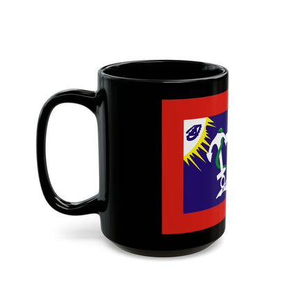 Flag of Hydra Greece - Black Coffee Mug-Go Mug Yourself