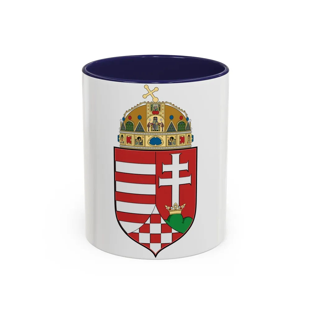 Hungary Country History (1916) - Accent Coffee Mug-11oz-Navy-Go Mug Yourself