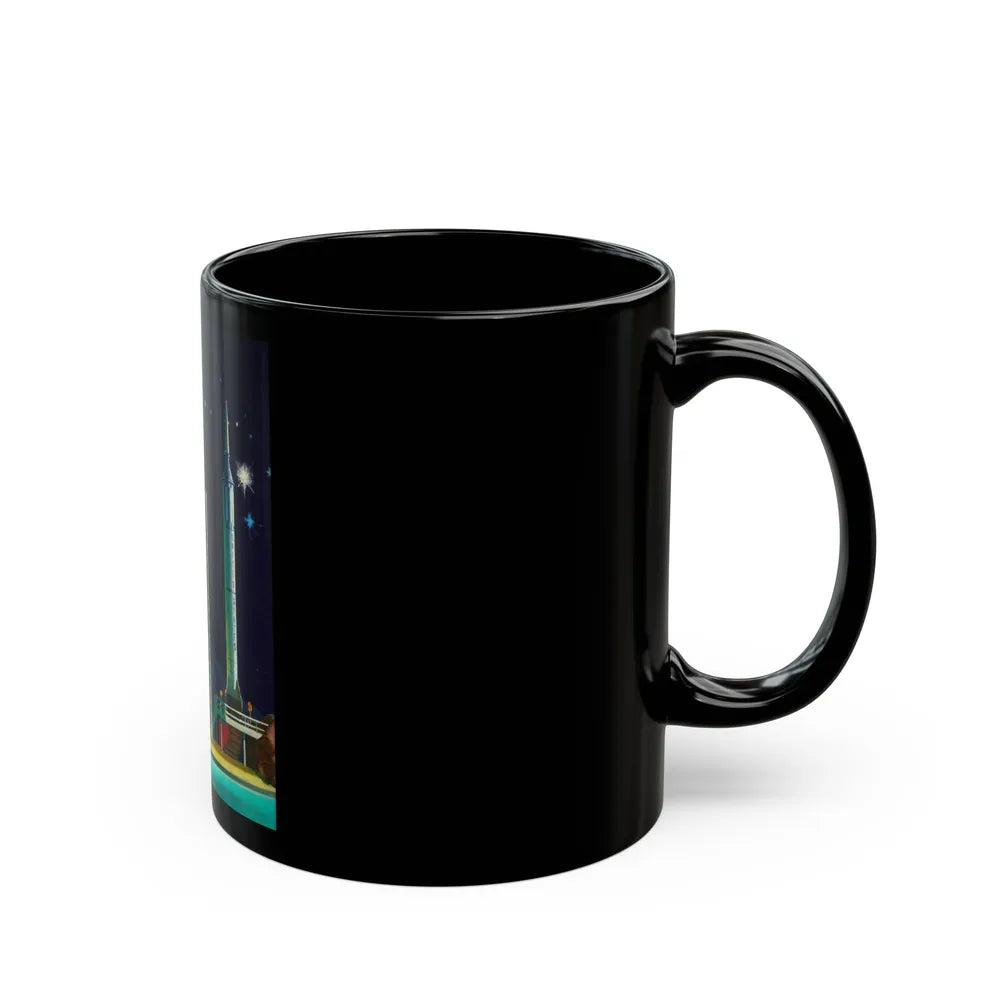 Dreaming About Space - Black Coffee Mug-Go Mug Yourself