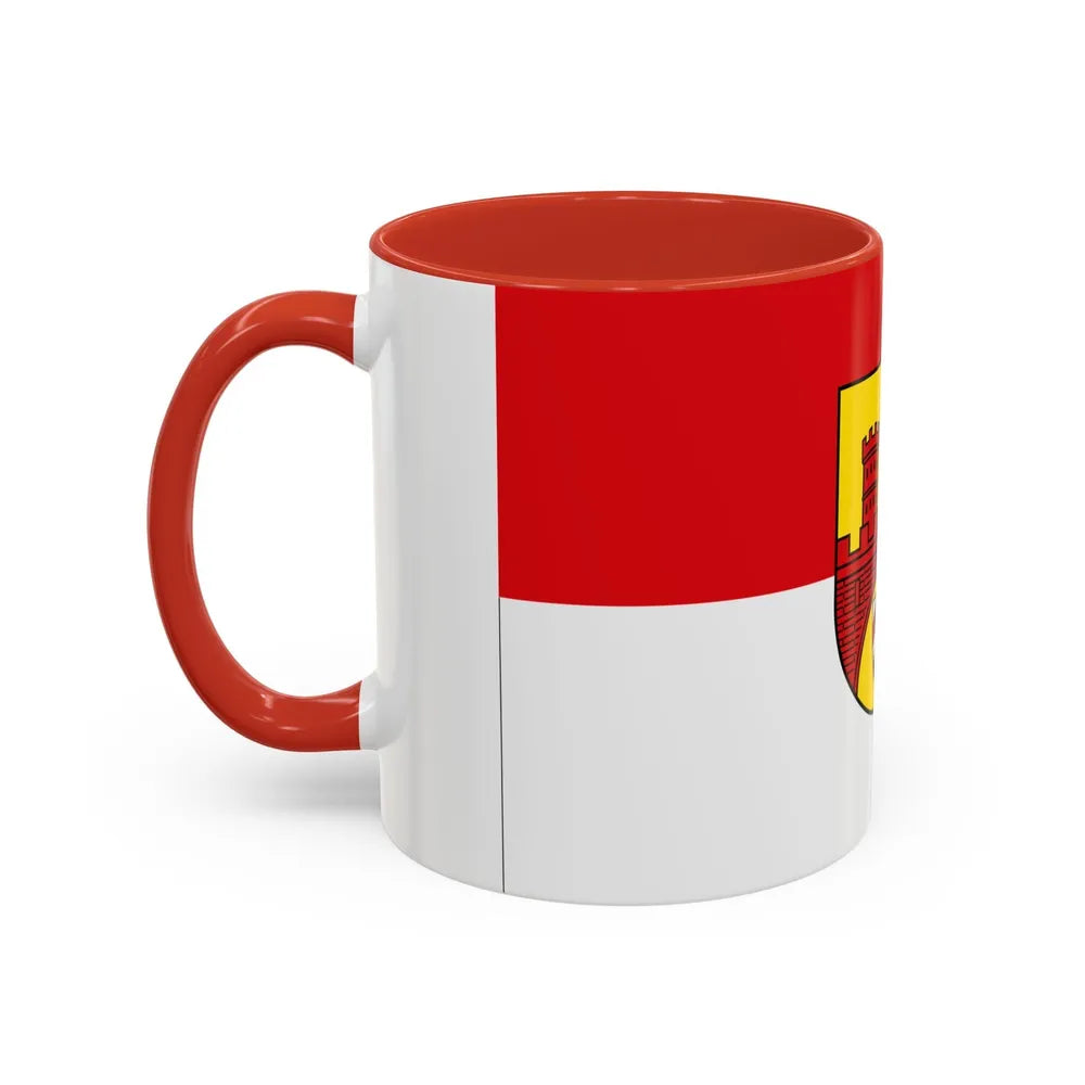 Flag of Bielefeld Germany - Accent Coffee Mug-Go Mug Yourself