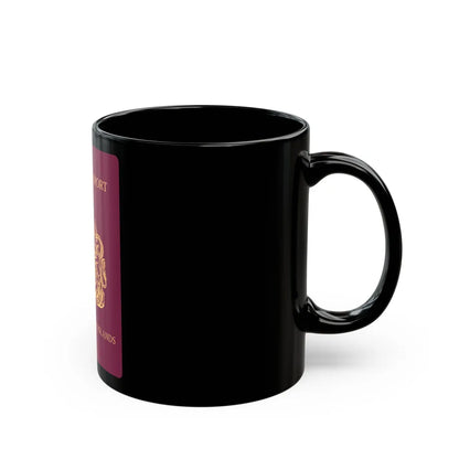 Turks And Caicos Islands Passport - Black Coffee Mug-Go Mug Yourself